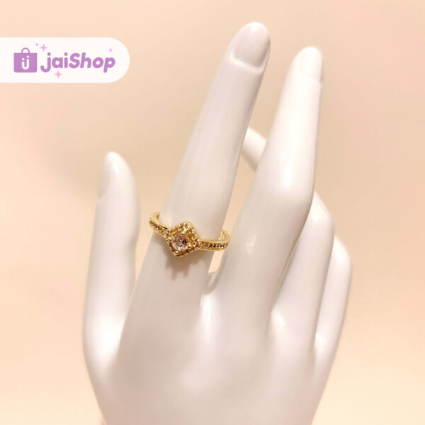 Anillo Gold Filled Diamante Rombo